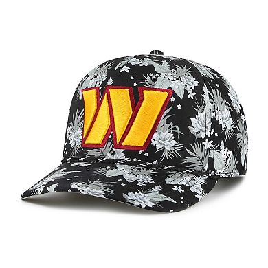 Men's '47  Black Washington Commanders Dark Tropic Hitch Adjustable Hat