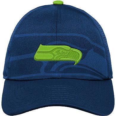 Youth College Navy Seattle Seahawks Tailgate Adjustable Hat