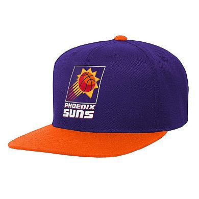 Youth Mitchell & Ness  Purple/Orange Phoenix Suns Two-Tone Snapback Hat