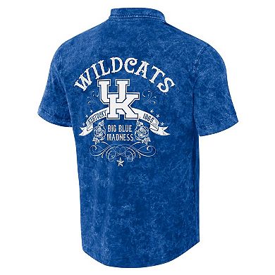 Men's Darius Rucker Collection by Fanatics  Royal Kentucky Wildcats Team Color Button-Up Shirt