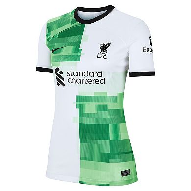 Women's Nike  White Liverpool 2023/24 Away Replica Jersey