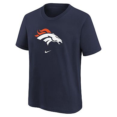 Preschool Nike Navy Denver Broncos Team Wordmark T-Shirt