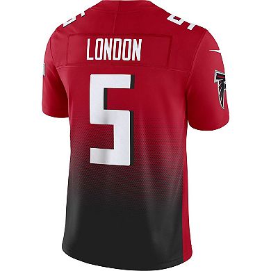 Men's Nike Drake London Red Atlanta Falcons Vapor F.U.S.E. Limited Jersey