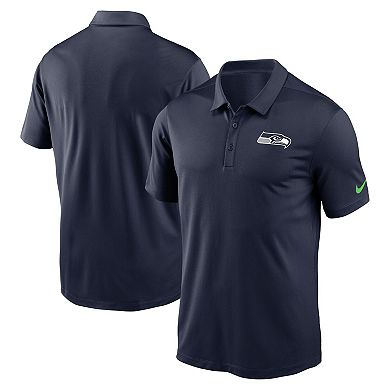 Men's Nike College Navy Seattle Seahawks Franchise Team Logo Performance Polo
