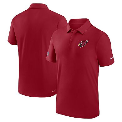 Men's Nike Cardinal Arizona Cardinals Sideline Coaches Performance Polo