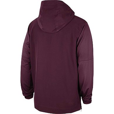 Men's Nike Maroon Virginia Tech Hokies 2023 Coach Half-Zip Hooded Jacket