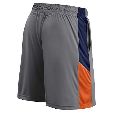 Men's Profile Gray/Navy Detroit Tigers Team Shorts