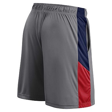 Men's Profile Gray/Navy Cleveland Guardians Team Shorts
