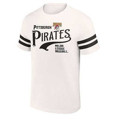 Men's Darius Rucker Collection by Fanatics Cream Pittsburgh Pirates Yarn Dye Vintage T-Shirt