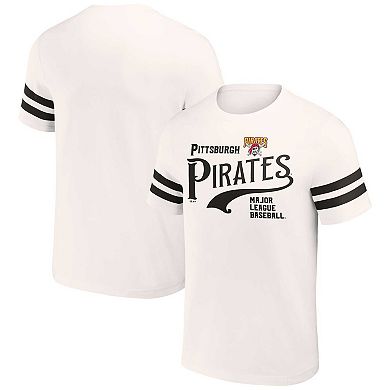 Men's Darius Rucker Collection by Fanatics Cream Pittsburgh Pirates Yarn Dye Vintage T-Shirt