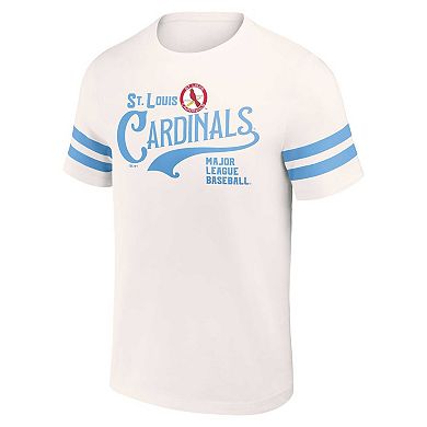 Men's Darius Rucker Collection by Fanatics Cream St. Louis Cardinals Yarn Dye Vintage T-Shirt