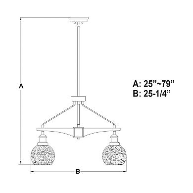 Avondale 25.5-in Satin Nickel and Wood Farmhouse 5 Light Chandelier Dining Room Hanging Fixture, Clear Seeded Glass Globes