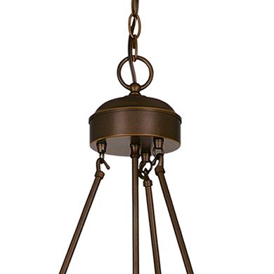 Rustic 9 Light Bronze Chandelier Light Fixture