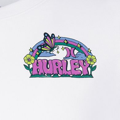 Girls 7-16 Hurley Butterfly Rainbow Baby Tee