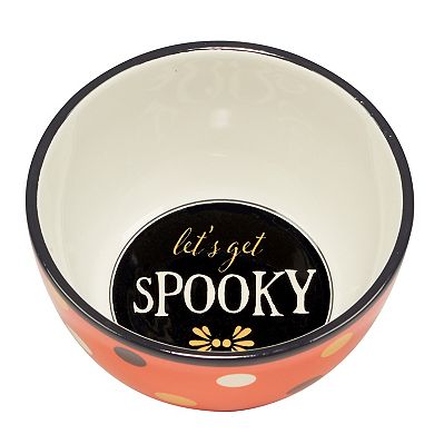 Certified International Spooky Halloween 4-piece Ice Cream Bowl Set