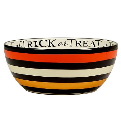 Certified International Spooky Halloween Deep Trick-Or-Treat Bowl