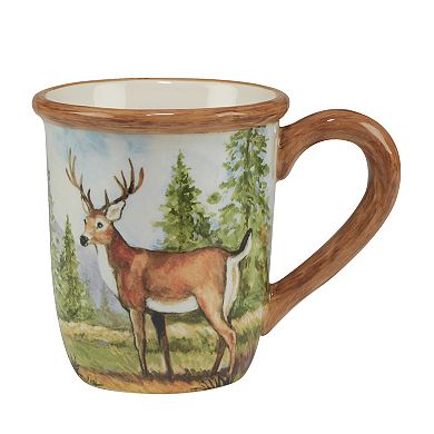 Certified International Mountain Summit 4-piece Mug Set