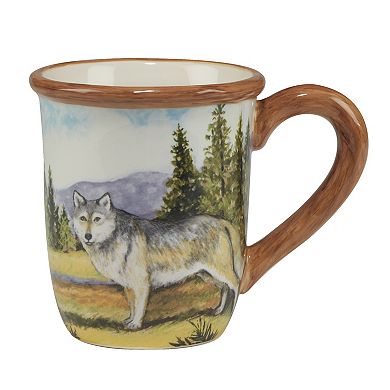 Certified International Mountain Summit 4-piece Mug Set