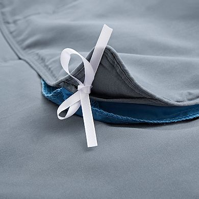 Unikome No Noise White Goose Down Feather Fiber Lightweight Comforter