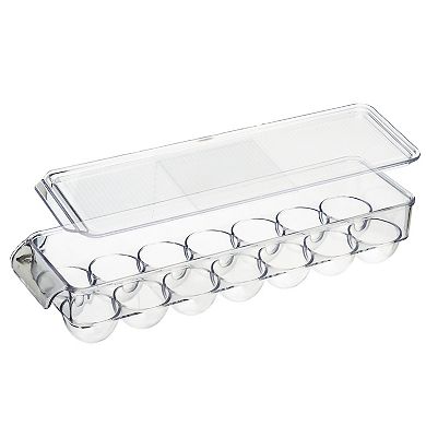 14 Inch Acrylic Egg Holder Storage Organizer Bin