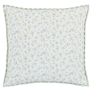 Five Queens Court Cadie Quilted 20" Square Decorative Throw Pillow