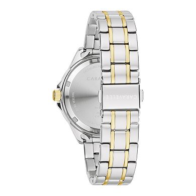 Caravelle by Bulova Women's Aqualuxx Two-Tone Crystal Accent Stainless Steel Watch - 45M120