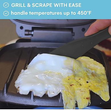 Indoor Spatula Grill Scraper Compatible with George Foreman, Heat Resistant Cleaner Tool