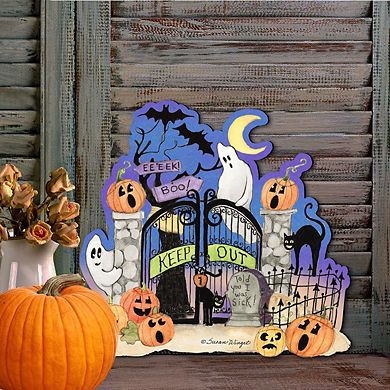 Halloween Scene Door Decor by Susan Winget - Thanksgiving Halloween Decor