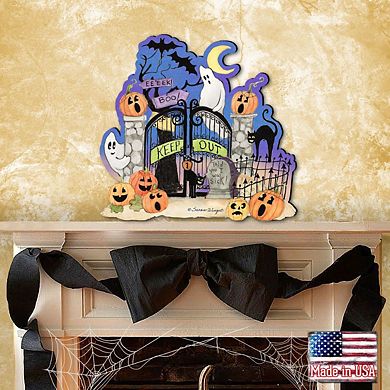 Halloween Scene Door Decor by Susan Winget - Thanksgiving Halloween Decor