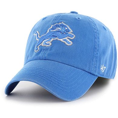 Men's '47 Blue Detroit Lions Franchise Logo Adjustable Hat