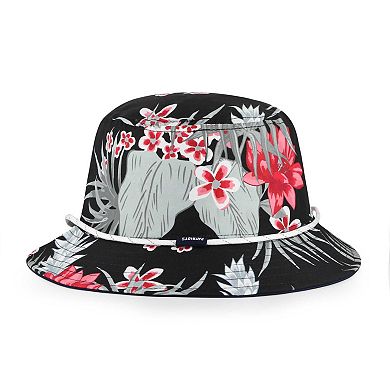 Men's '47  Black New England Patriots Dark Tropic Bucket Hat