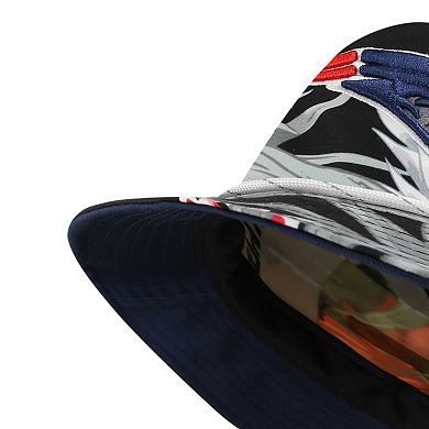 Men's '47  Black New England Patriots Dark Tropic Bucket Hat