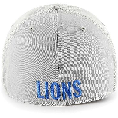 Men's '47 Gray Detroit Lions Gridiron Classics Franchise Legacy Fitted Hat