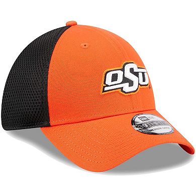 Men's New Era Orange Oklahoma State Cowboys Evergreen Neo 39THIRTY Flex Hat