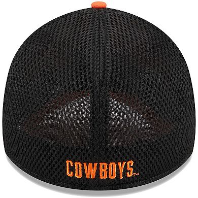 Men's New Era Orange Oklahoma State Cowboys Evergreen Neo 39THIRTY Flex Hat