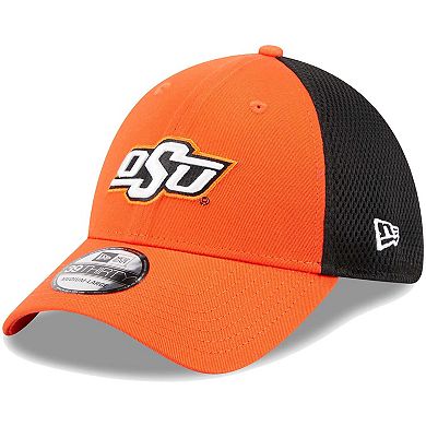 Men's New Era Orange Oklahoma State Cowboys Evergreen Neo 39THIRTY Flex Hat