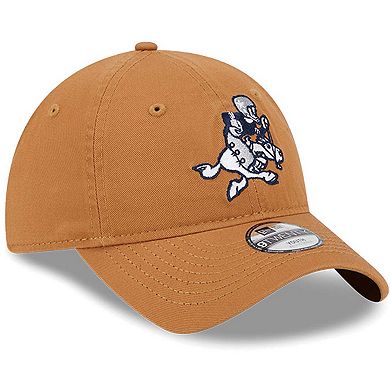 Youth New Era  Brown Dallas Cowboys Throwback Main Core Classic 2.0 9TWENTY Adjustable Hat