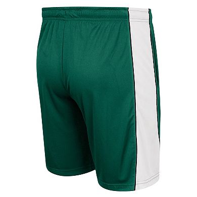 Men's Colosseum Green Michigan State Spartans Panel Shorts