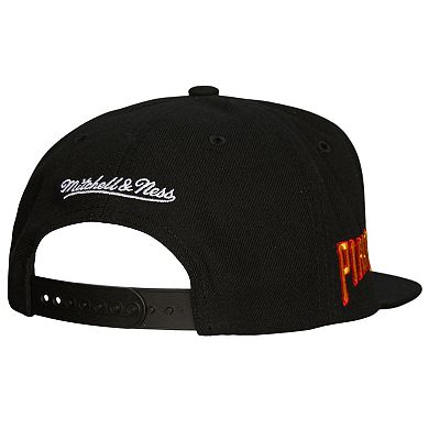 Men's Mitchell & Ness Black Pittsburgh Pirates Cooperstown Collection Evergreen Snapback Hat