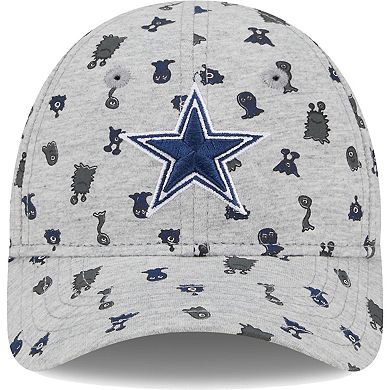 Toddler New Era Gray Dallas Cowboys Critter 9FORTY Flex Hat