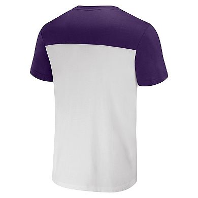 Men's NFL x Darius Rucker Collection by Fanatics Cream Baltimore Ravens Colorblocked T-Shirt