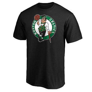 Men's Fanatics Branded Jayson Tatum Black Boston Celtics Team Playmaker Name & Number T-Shirt