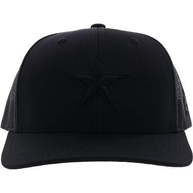 Men's HOOey Black Dallas Cowboys Star Trucker Adjustable Hat