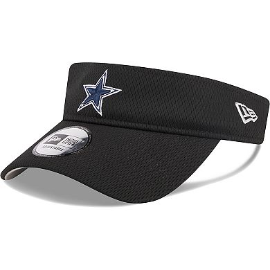 Men's New Era Black Dallas Cowboys Adjustable Visor