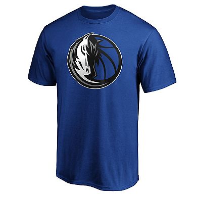 Men's Fanatics Branded Luka Doncic Royal Dallas Mavericks Team Playmaker Name & Number T-Shirt