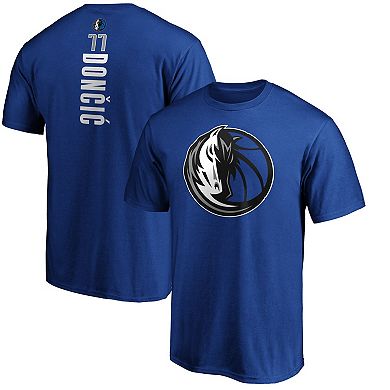 Men's Fanatics Branded Luka Doncic Royal Dallas Mavericks Team Playmaker Name & Number T-Shirt