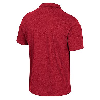 Men's Colosseum  Crimson Washington State Cougars No Problemo Polo