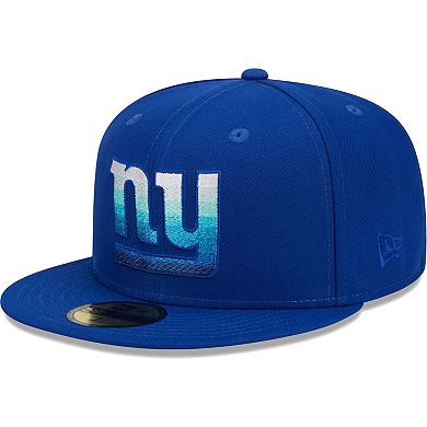 Men's New Era Royal New York Giants Gradient 59FIFTY Fitted Hat