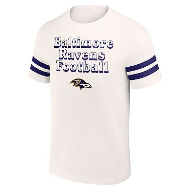 Men's NFL x Darius Rucker Collection by Fanatics Cream Baltimore Ravens Vintage T-Shirt