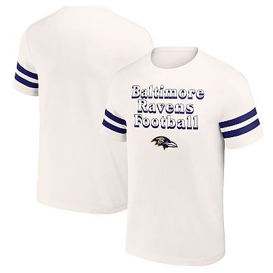 Men's NFL x Darius Rucker Collection by Fanatics Cream Baltimore Ravens Vintage T-Shirt